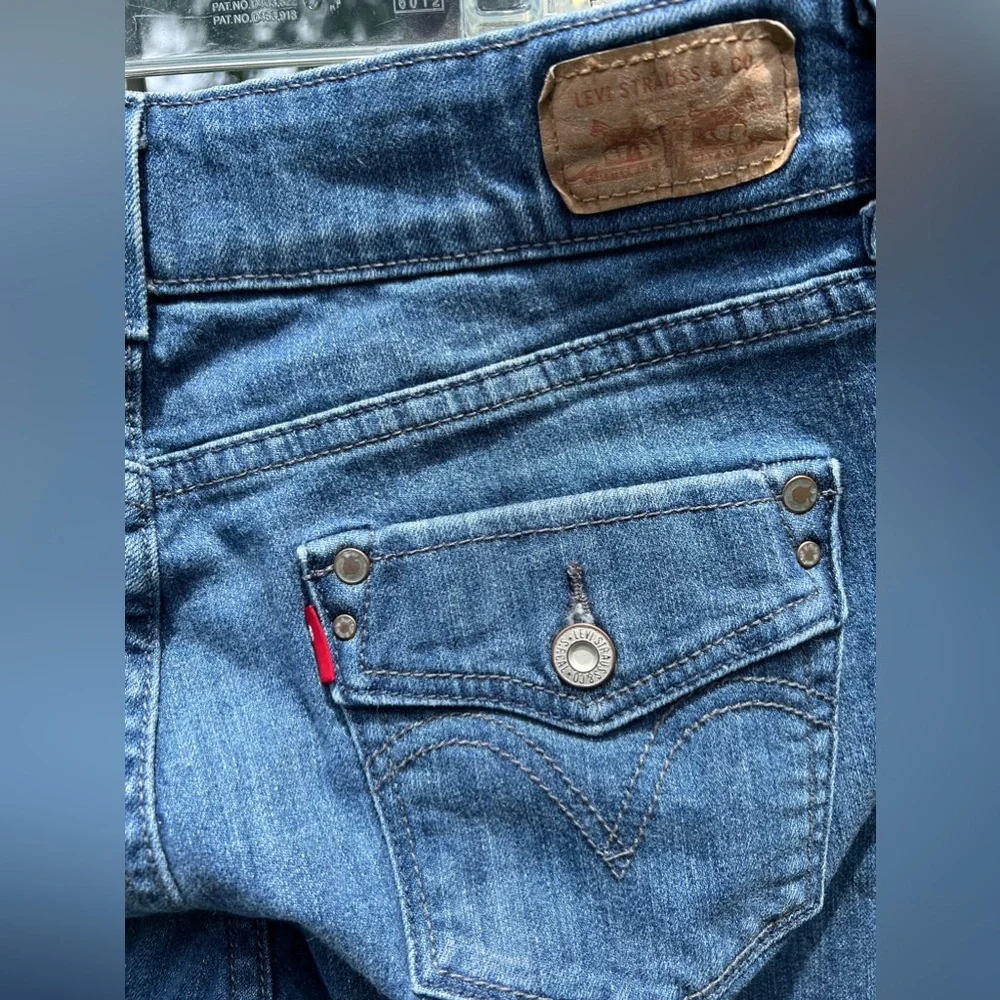 Levi’s 526 Jeans Women’s Slender Boot Blue Flap Pockets, Red Tag R, Size 4 - Picture 3 of 12